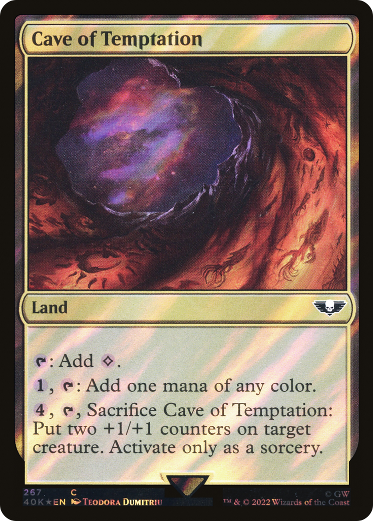 Cave of Temptation (Surge Foil) [Warhammer 40,000]