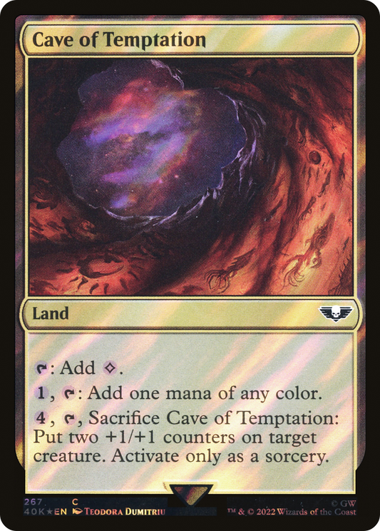 Cave of Temptation (Surge Foil) [Warhammer 40,000]