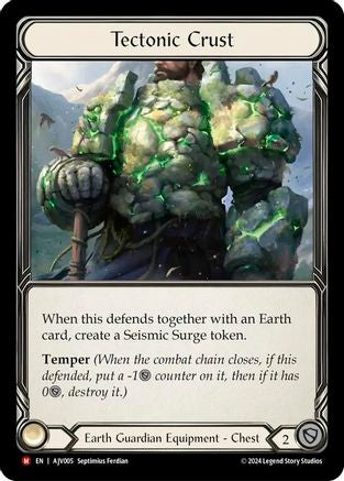 Tectonic Crust (AJV005) Rainbow Foil - Armory Deck: Jarl Vetreidi