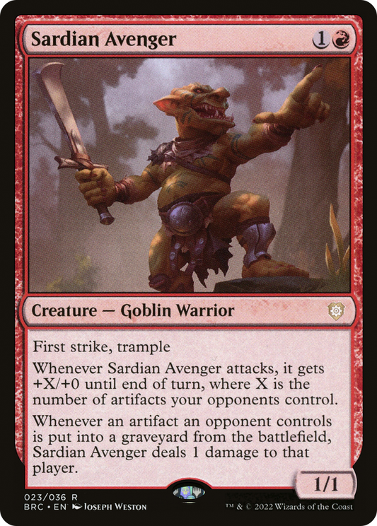 Sardian Avenger (023) - The Brothers' War Commander