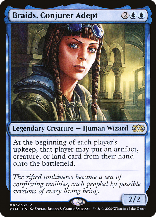 Braids, Conjurer Adept (043) - Double Masters
