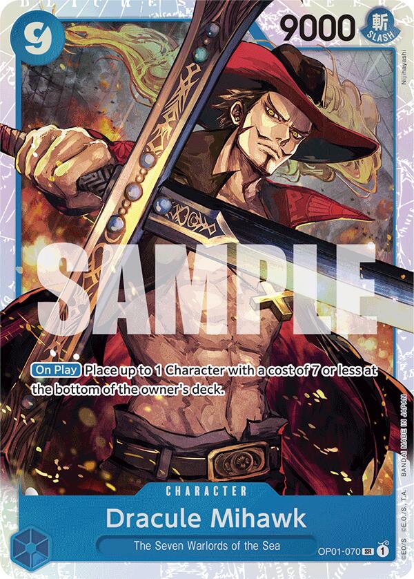 Dracule Mihawk (OP01-070) (Reprint) [Premium Booster -The Best-] | Silver Goblin