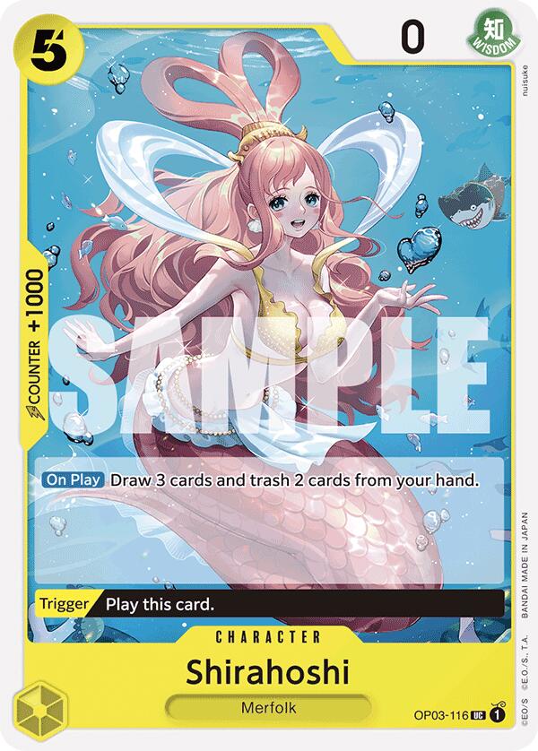 Shirahoshi (OP03-116) (Reprint) [Premium Booster -The Best-] | Silver Goblin