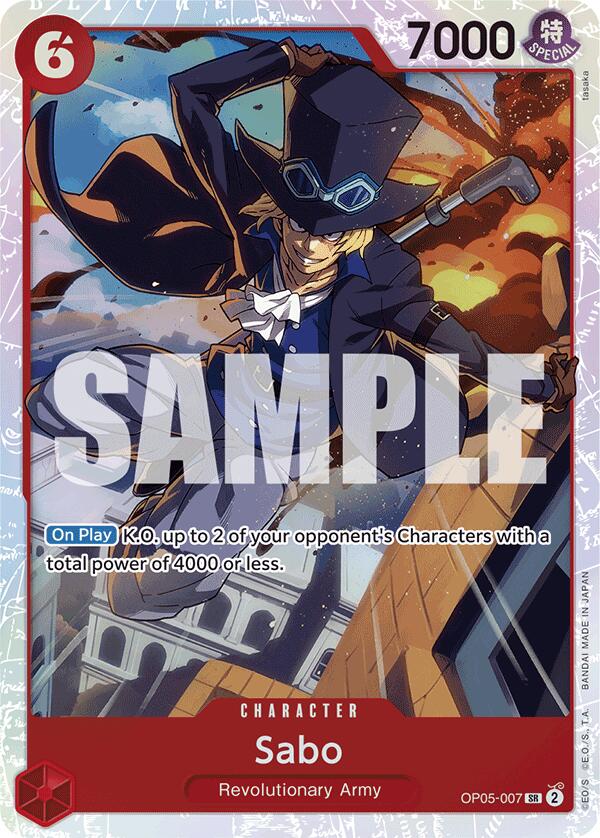 Sabo (OP05-007) (Reprint) [Premium Booster -The Best-] | Silver Goblin