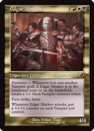 Edgar Markov (Retro Frame) (428) - Innistrad Remastered | Silver Goblin