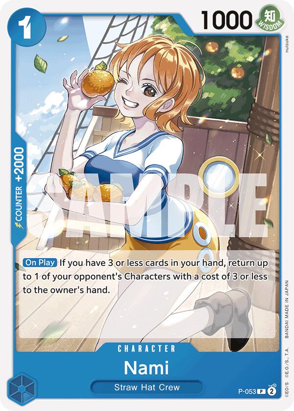 Nami (P-053) (Reprint) [Premium Booster -The Best-] | Silver Goblin