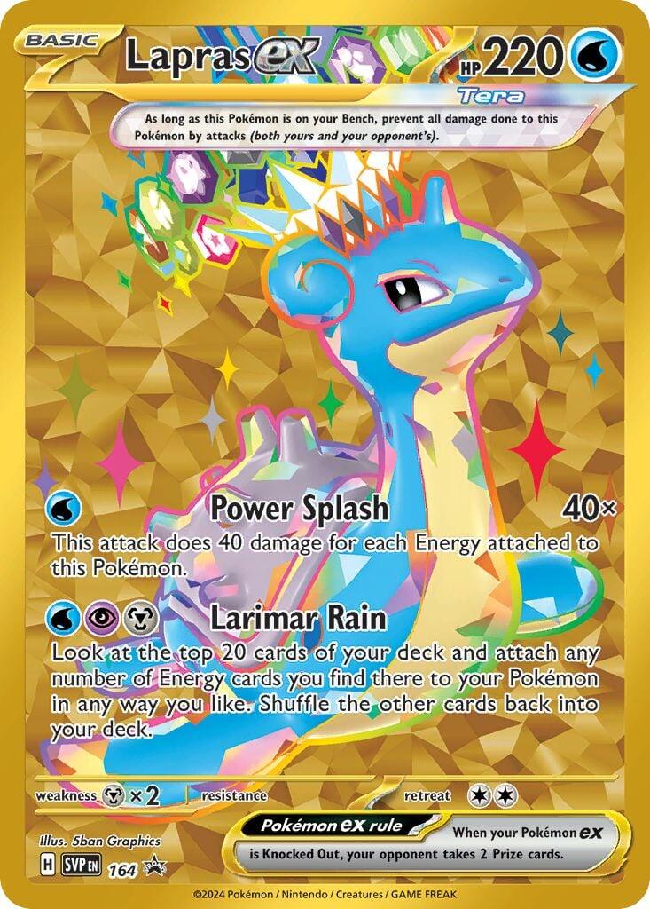 Lapras ex (164) [Scarlet & Violet: Black Star Promos] | Silver Goblin