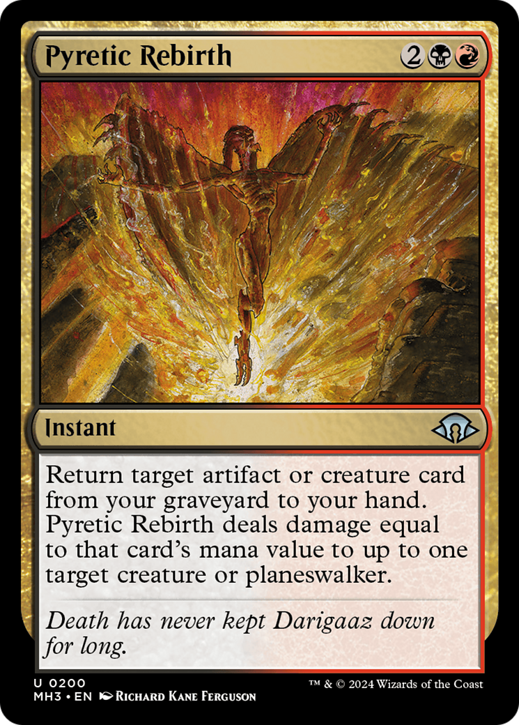 Pyretic Rebirth (200) Foil - Modern Horizons 3
