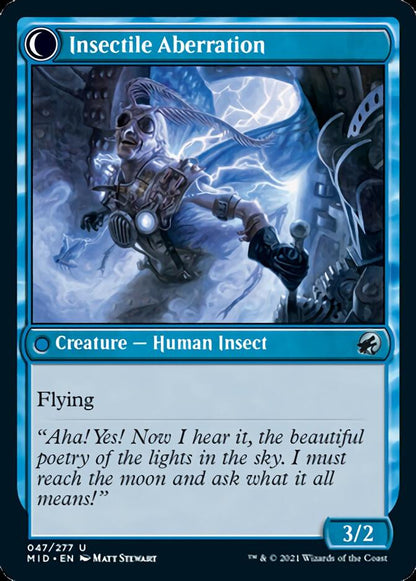 Delver of Secrets // Insectile Aberration (047) - Innistrad: Midnight Hunt