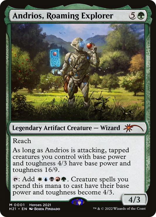 Andrios, Roaming Explorer (001) - 2021 Heroes of the Realm