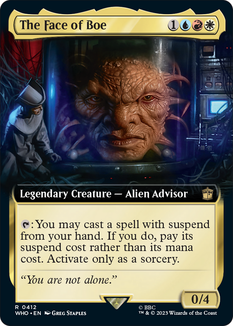 The Face of Boe (Extended Art) [Doctor Who] | Silver Goblin