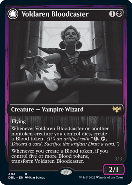 Voldaren Bloodcaster (404) Foil - Innistrad: Double Feature