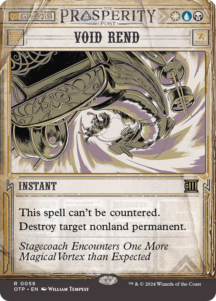 Void Rend (Showcase) (059) Foil - Breaking News