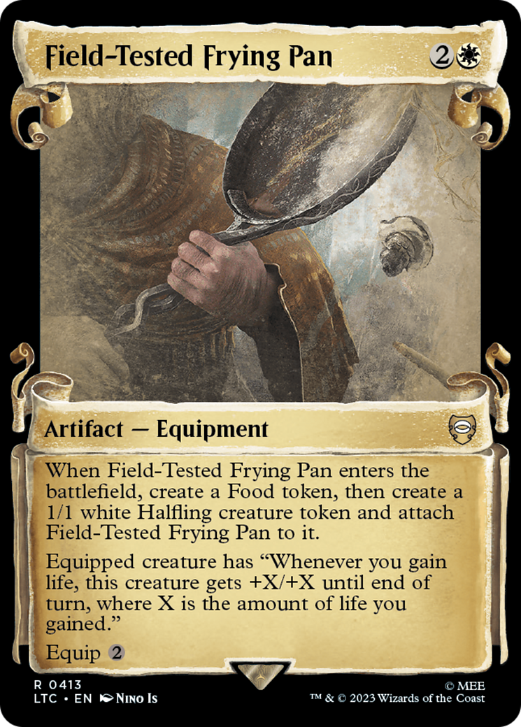 Field-Tested Frying Pan (Showcase) (413) Foil - Tales of Middle-earth Commander