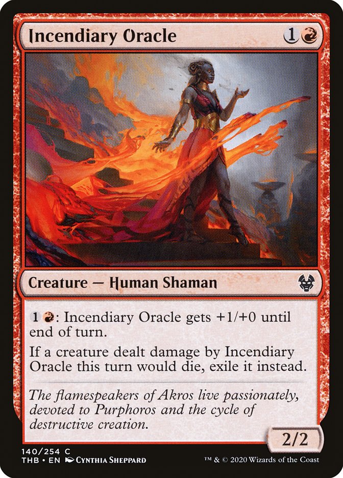 Incendiary Oracle [Theros Beyond Death] | Silver Goblin