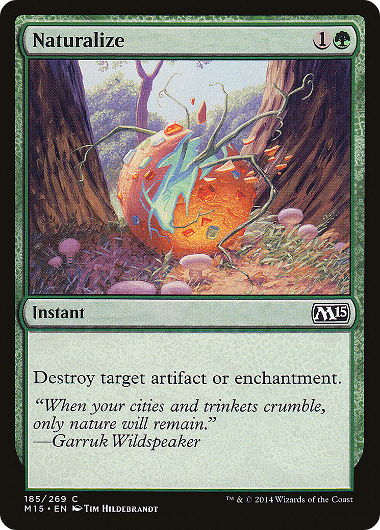 Naturalize (185) Foil - Magic 2015