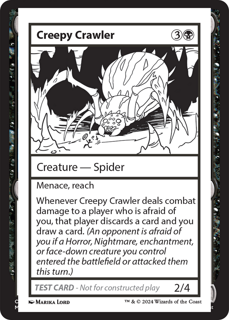 Creepy Crawler [Mystery Booster 2 Playtest Cards] | Silver Goblin