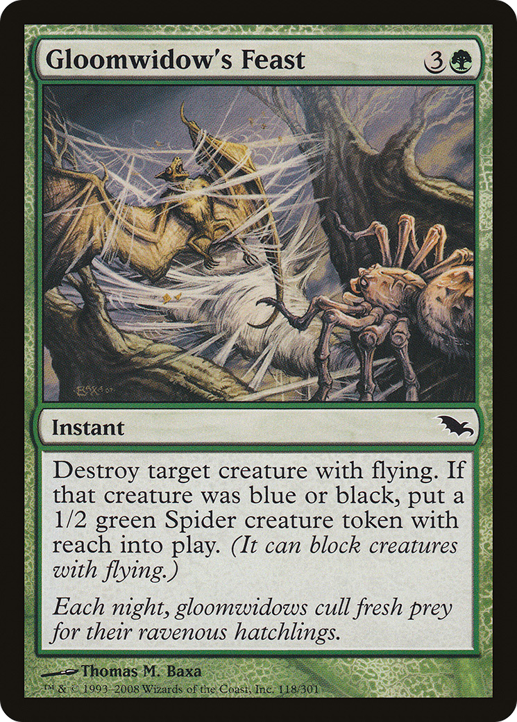 Gloomwidow's Feast (118) Foil - Shadowmoor