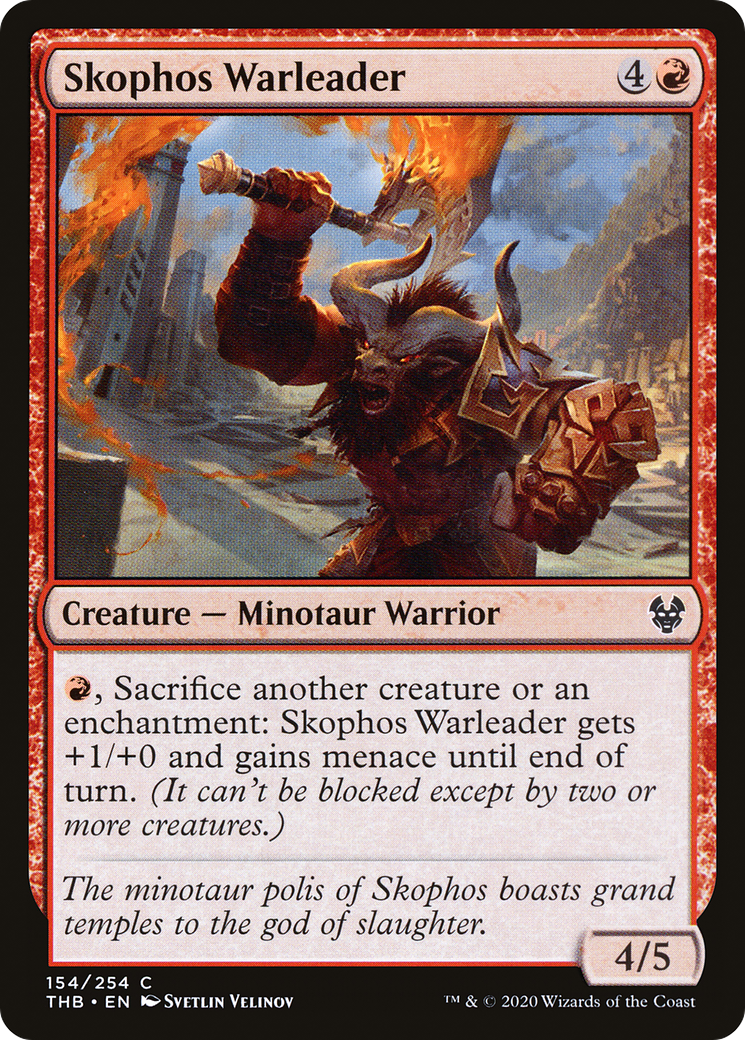 Skophos Warleader (154) - Theros Beyond Death