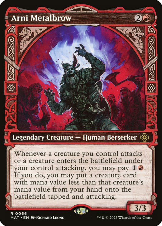 Arni Metalbrow (Showcase) (066) Foil - March of the Machine: The Aftermath