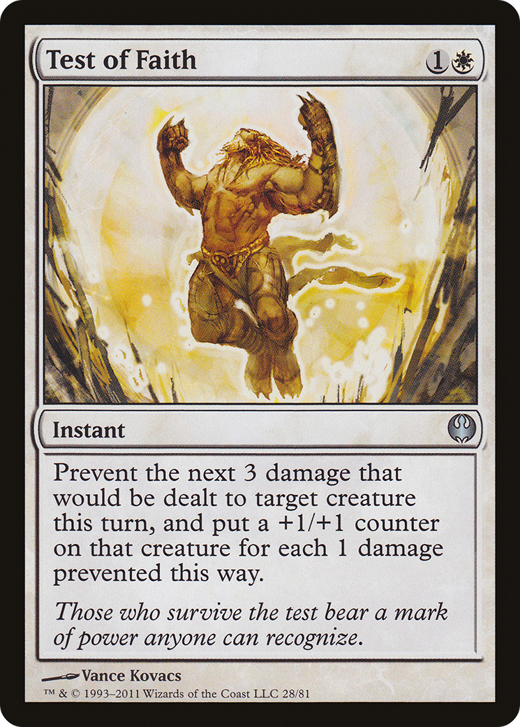 Test of Faith (028) - Duel Decks: Knights vs. Dragons