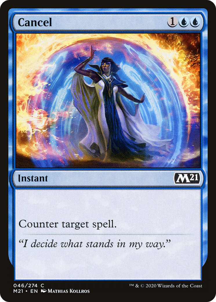 Cancel [Core Set 2021] Foil