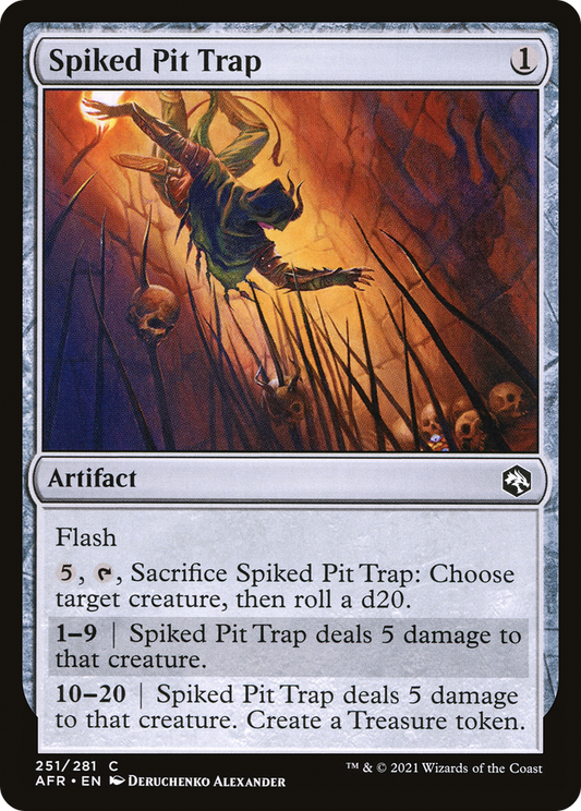 Spiked Pit Trap [Dungeons & Dragons: Adventures in the Forgotten Realms] Foil