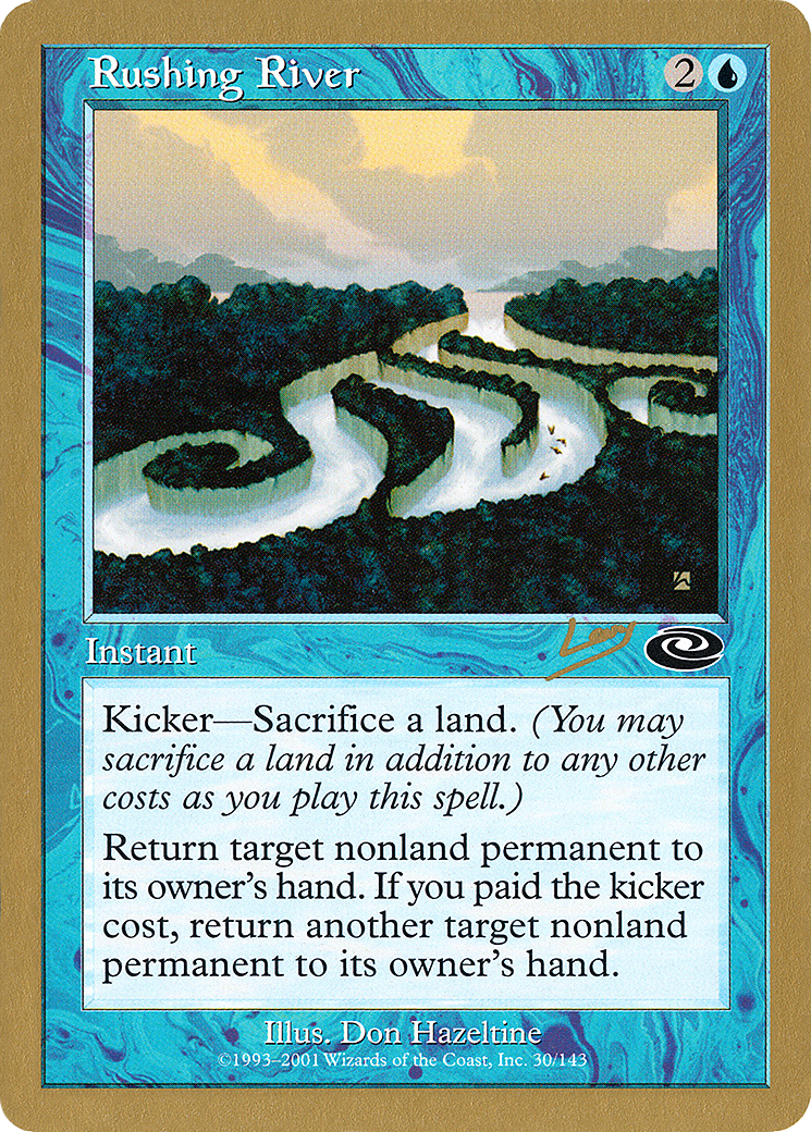 Rushing River - 2002 Raphael Levy (PLS) (Retro) - World Championship Decks 2002