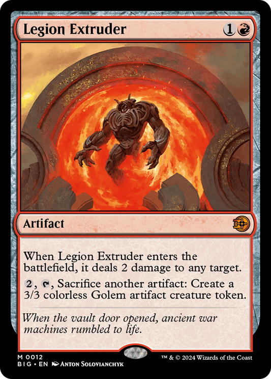 Legion Extruder [Outlaws of Thunder Junction: The Big Score] Foil