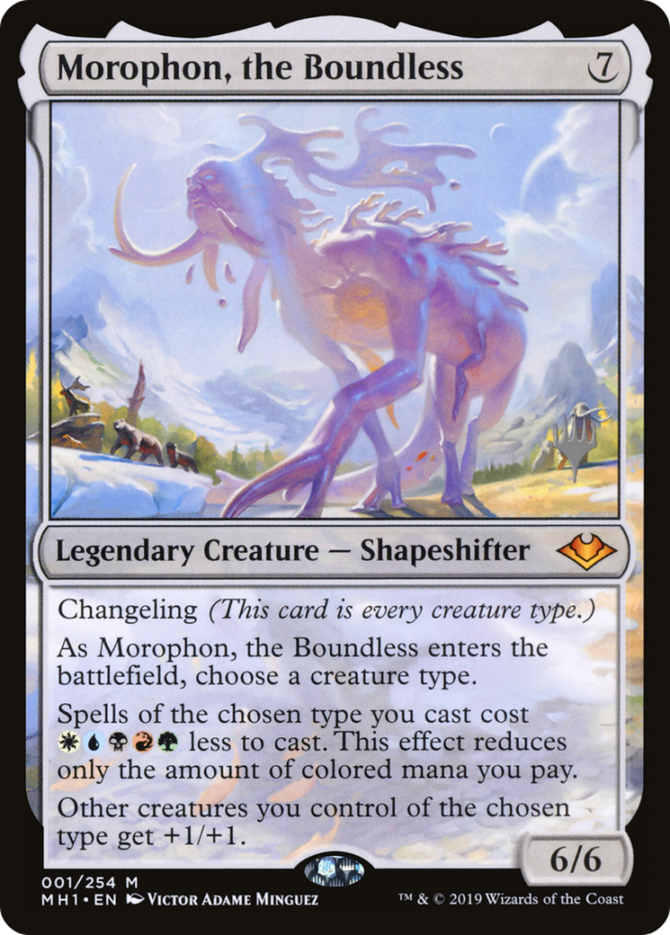 Morophon, the Boundless (001) Foil - Modern Horizons Promos