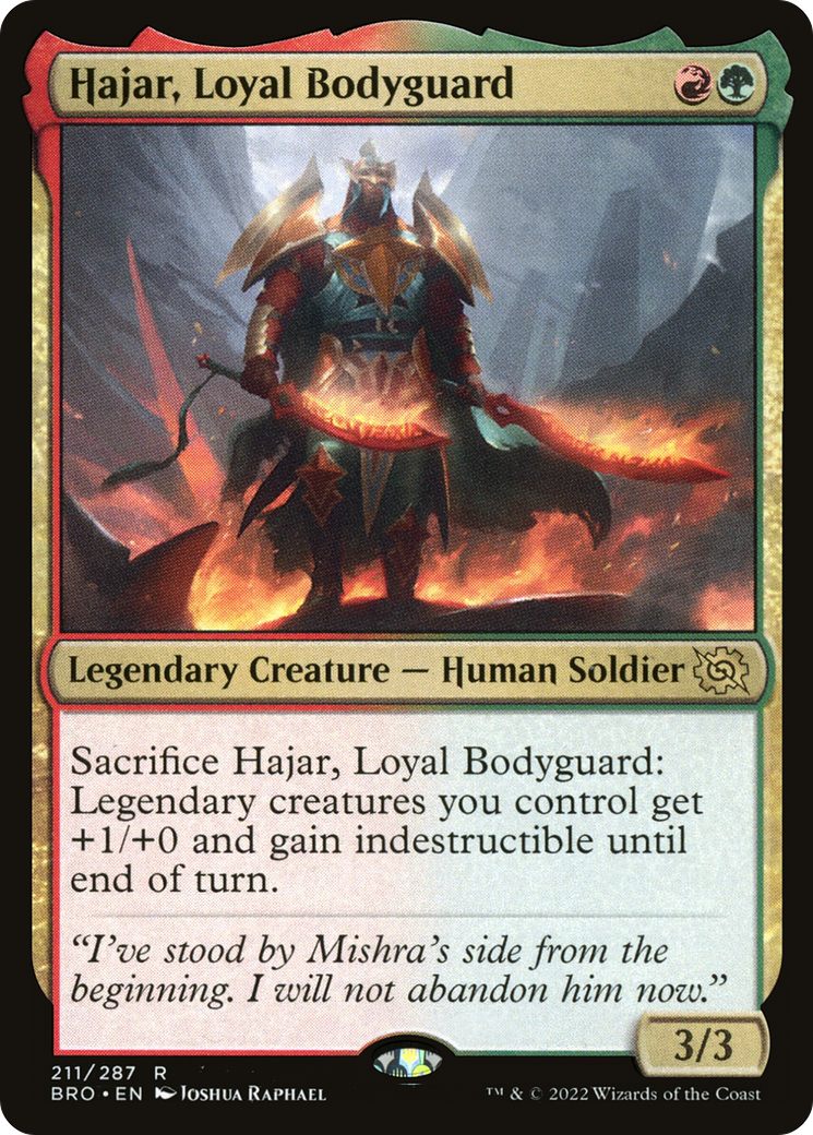 Hajar, Loyal Bodyguard (211) Foil - The Brothers' War