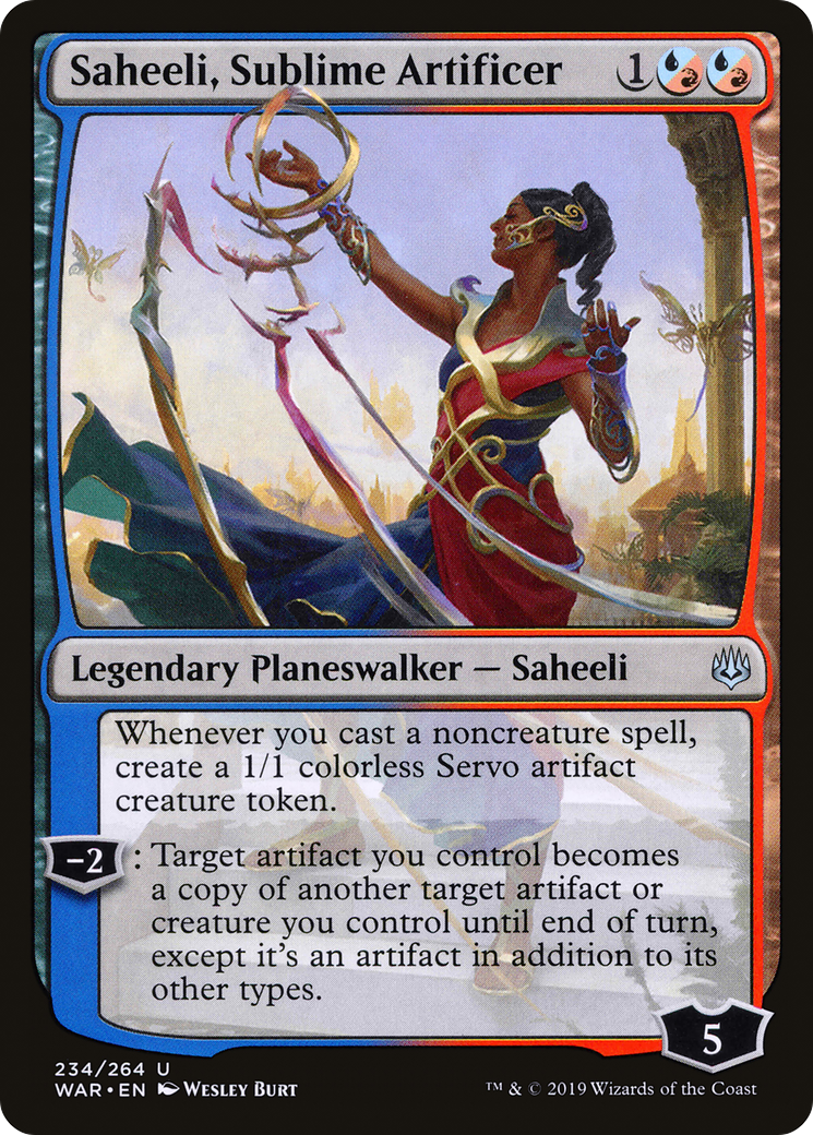 Saheeli, Sublime Artificer (234) Foil - War of the Spark