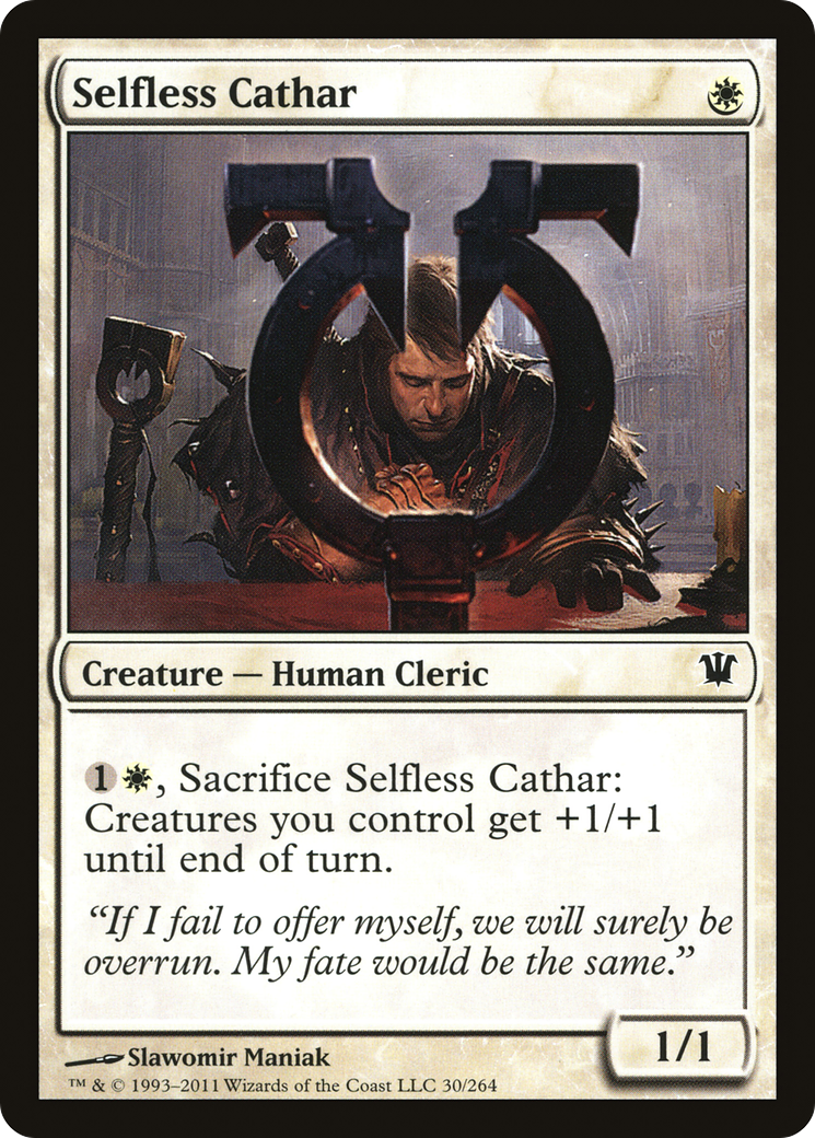 Selfless Cathar (030) Foil - Innistrad