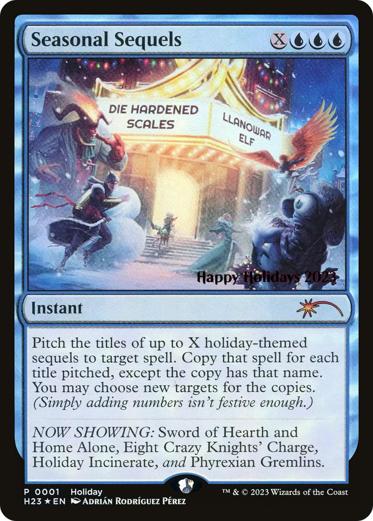 Seasonal Sequels (001) Foil - Happy Holidays