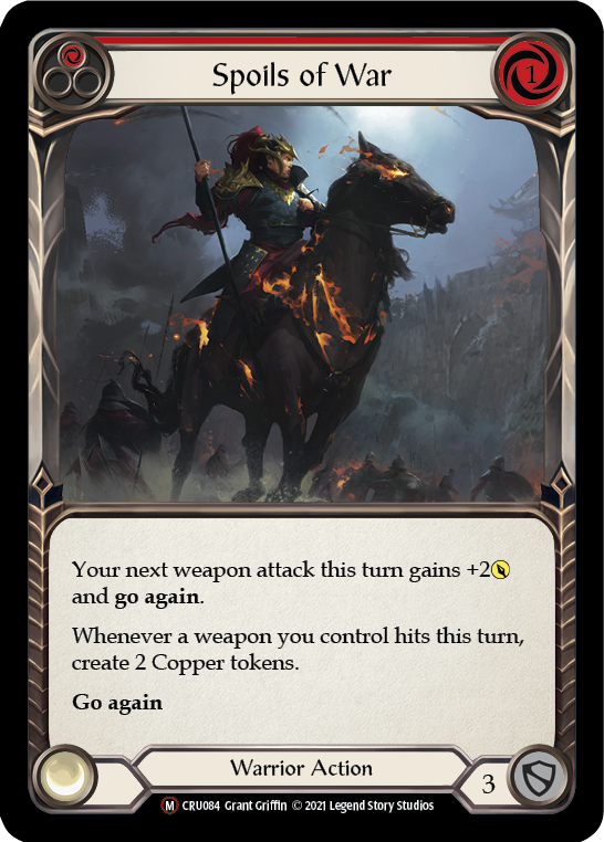 Spoils of War [U-CRU084] (Crucible of War Unlimited)  Unlimited Rainbow Foil | Silver Goblin