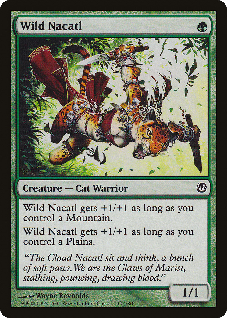 Wild Nacatl (004) - Duel Decks: Ajani vs. Nicol Bolas