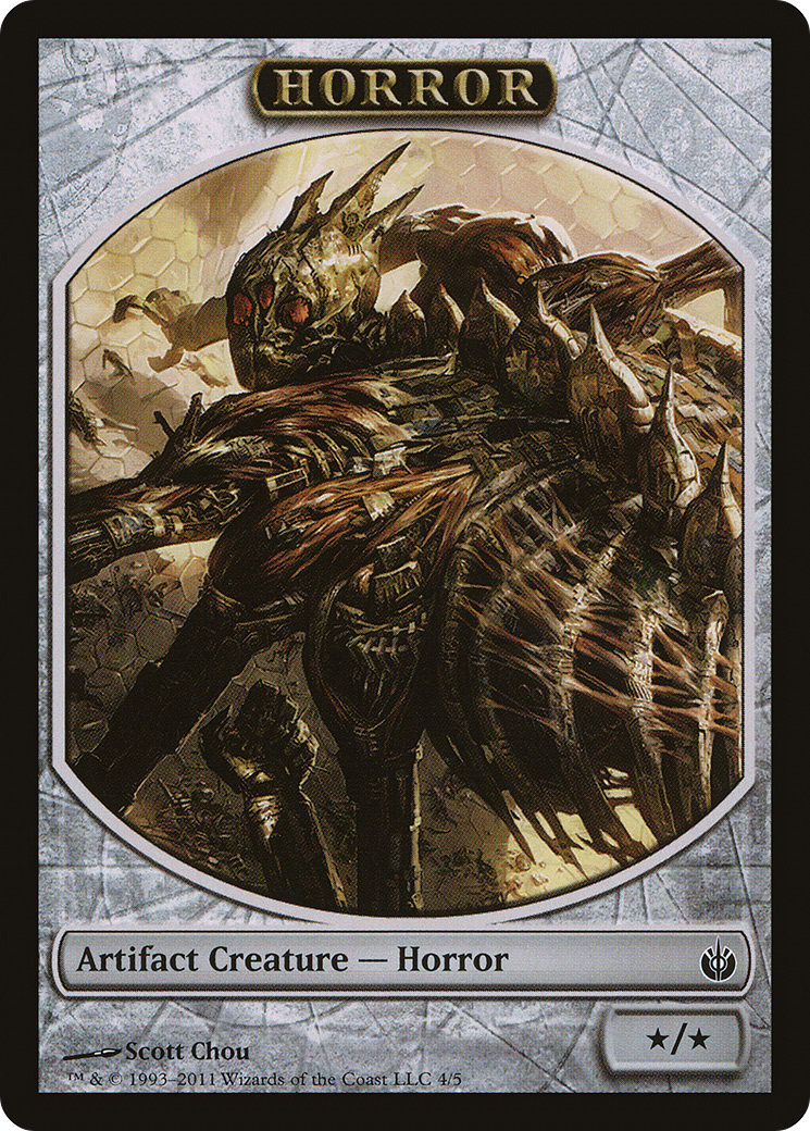 Horror Token [Mirrodin Besieged Tokens] | Silver Goblin