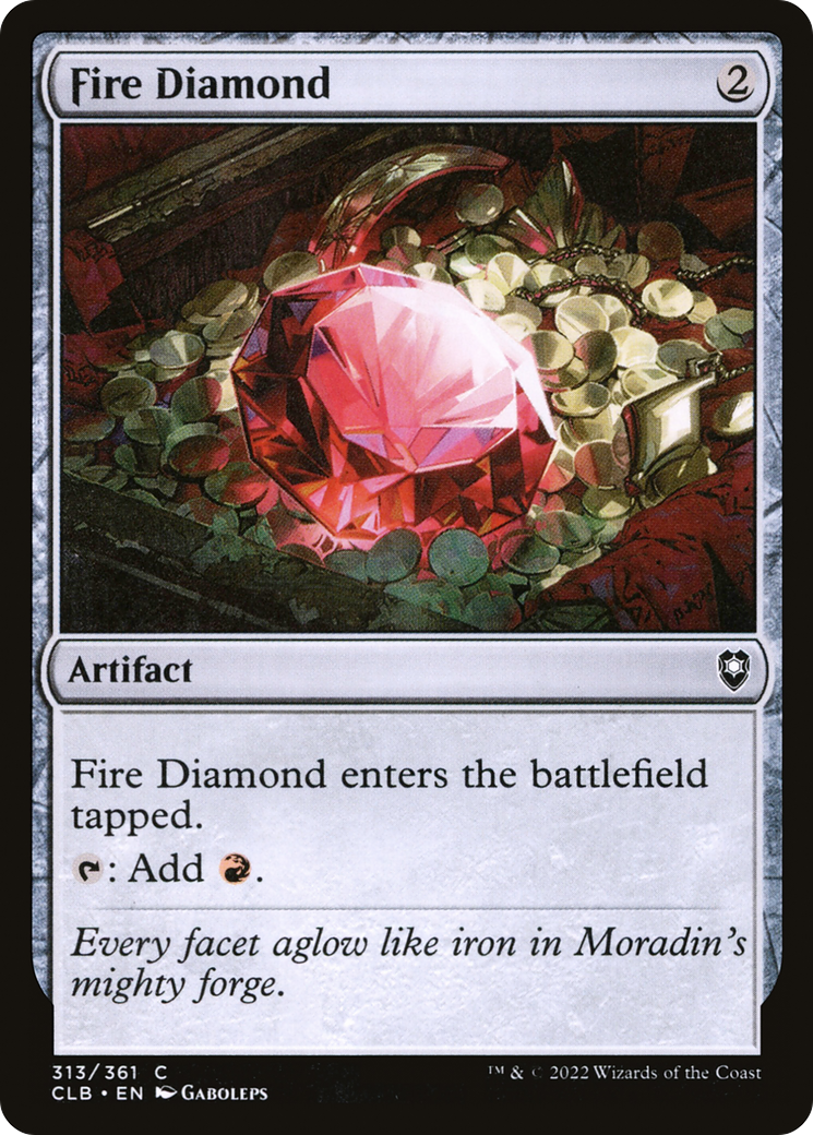 Fire Diamond (313) Foil - Commander Legends: Battle for Baldur's Gate