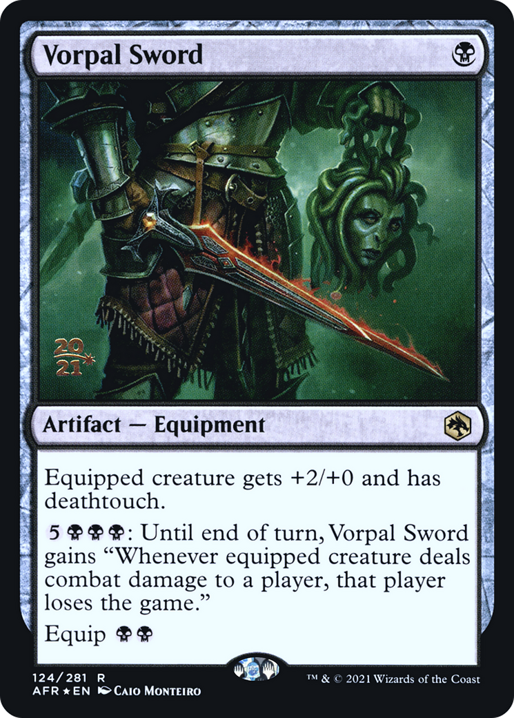 Vorpal Sword [Dungeons & Dragons: Adventures in the Forgotten Realms Prerelease Promos]