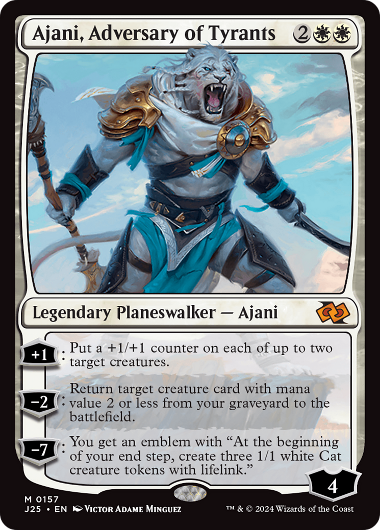 Ajani, Adversary of Tyrants [Foundations Jumpstart] | Silver Goblin