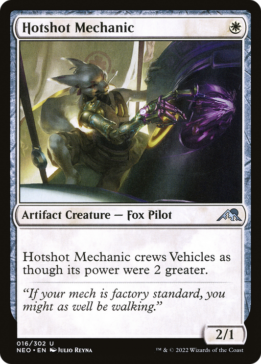 Hotshot Mechanic (016) - Kamigawa: Neon Dynasty