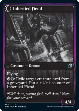 Heirloom Mirror // Inherited Fiend (105) - Innistrad: Double Feature