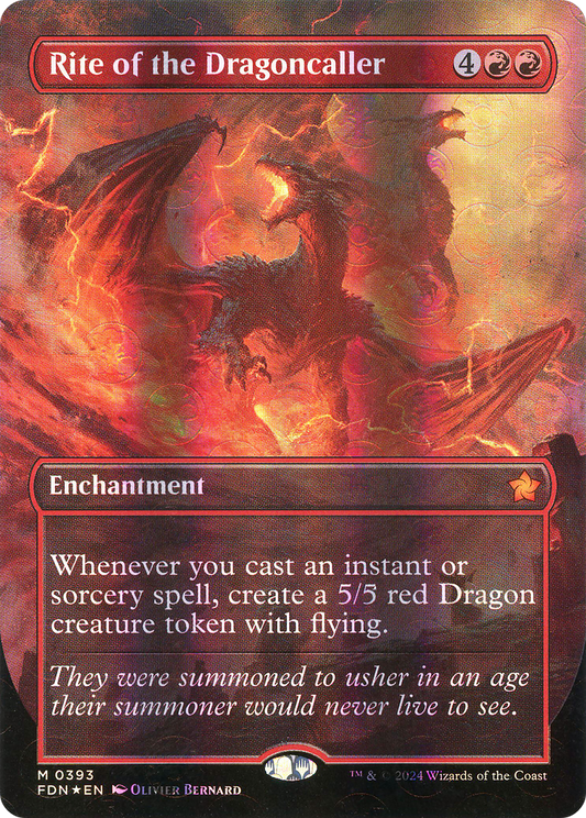 Rite of the Dragoncaller(Borderless) Foil (393)