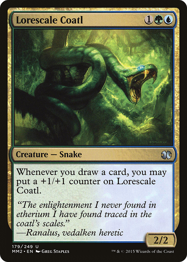 Lorescale Coatl (179) Foil - Modern Masters 2015