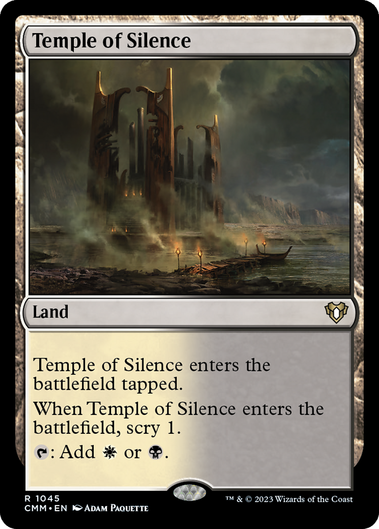 Temple of Silence [Commander Masters] | Silver Goblin