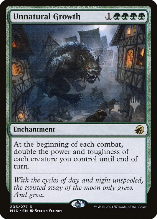 Unnatural Growth (206) - Innistrad: Midnight Hunt Promos