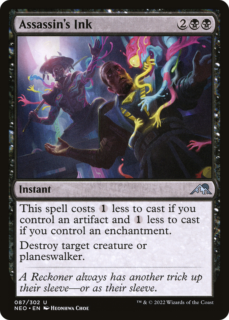 Assassin's Ink (087) - Kamigawa: Neon Dynasty