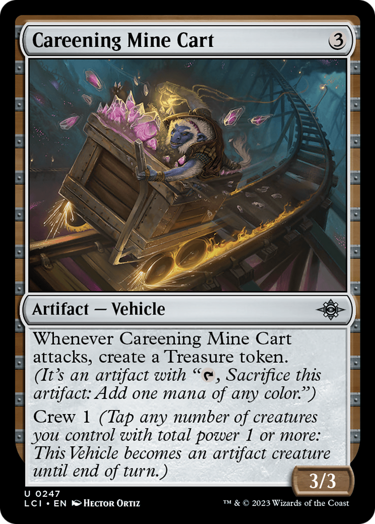 Careening Mine Cart [The Lost Caverns of Ixalan] Foil