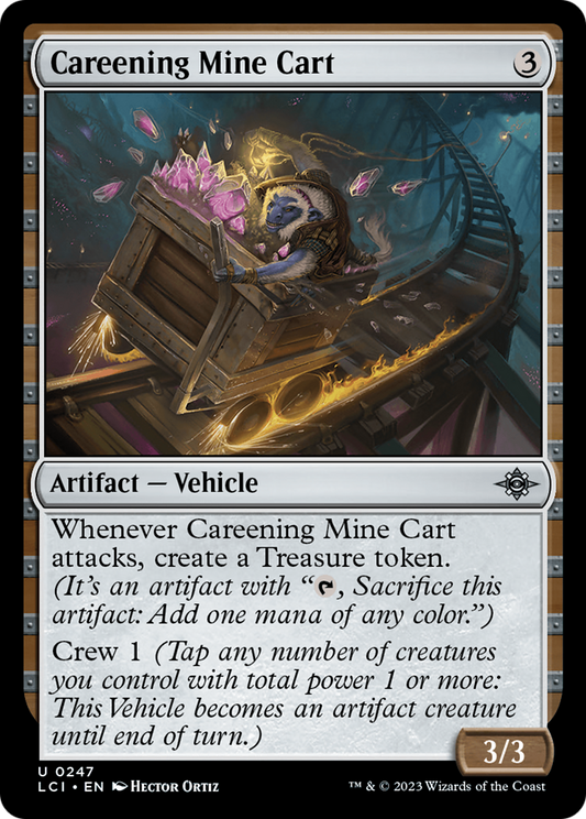 Careening Mine Cart [The Lost Caverns of Ixalan] Foil