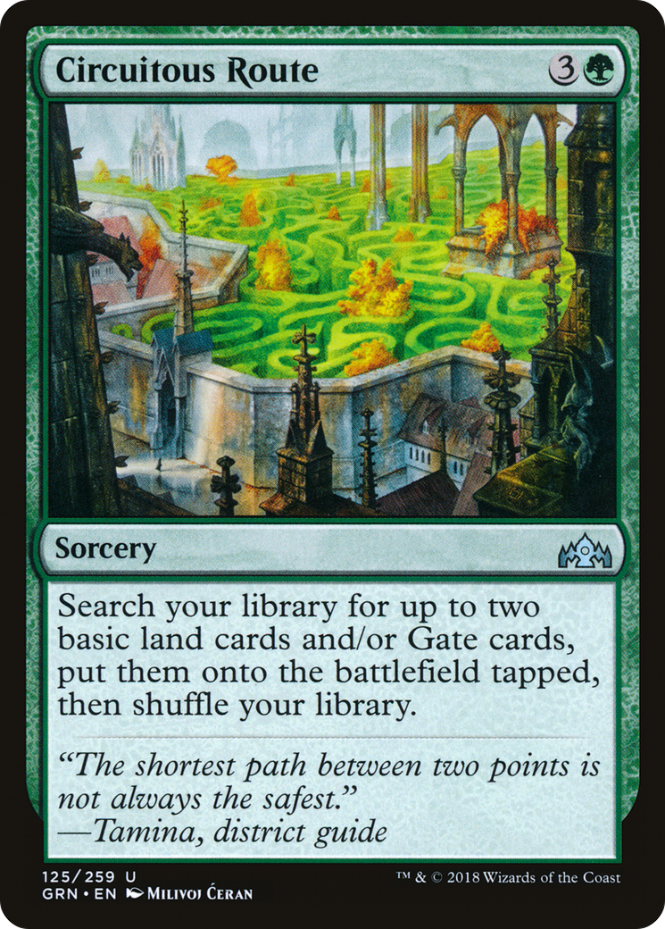 Circuitous Route (125) Foil - Guilds of Ravnica